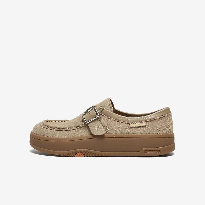 BaJia Women s Casual Leather Slip-On Shoes 38