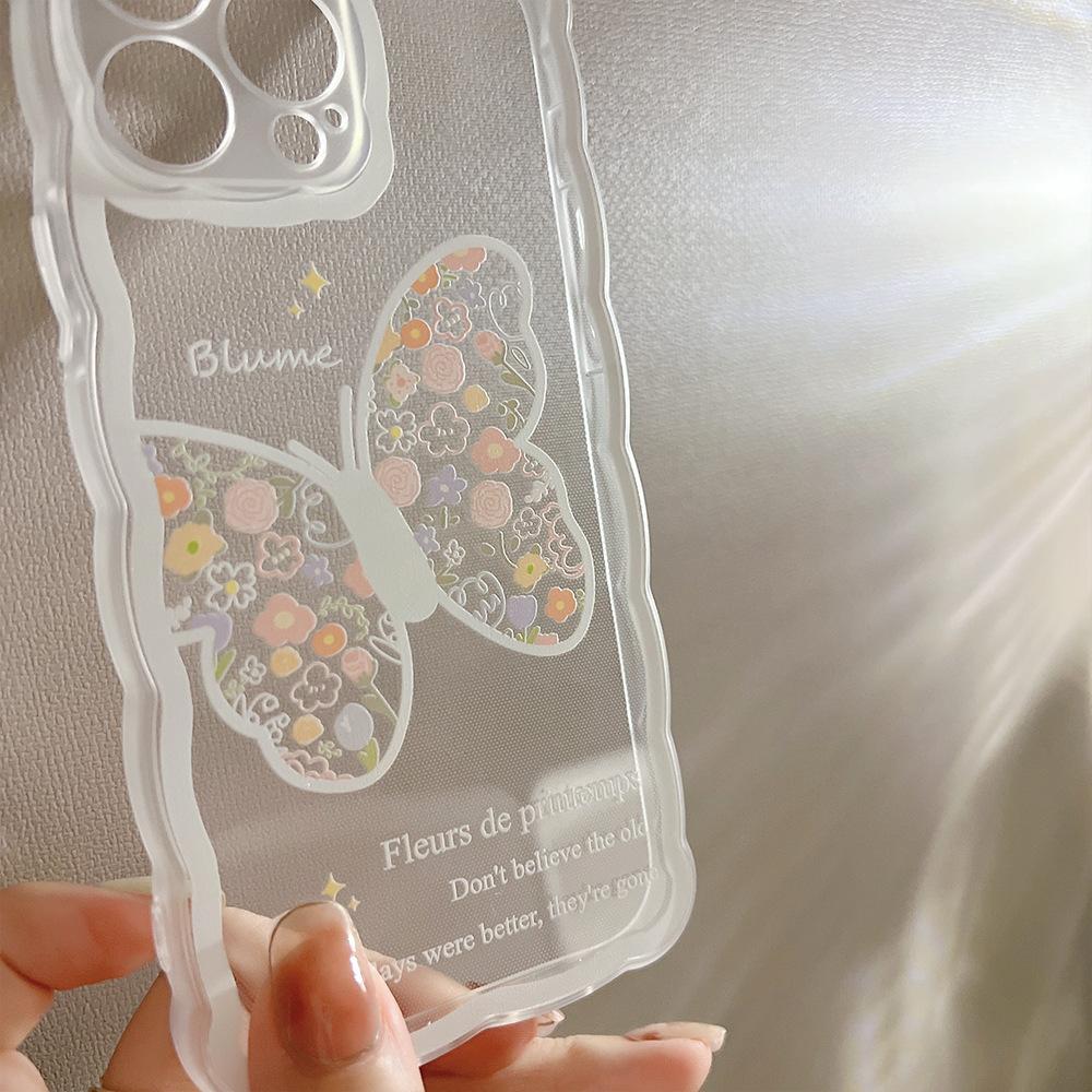 Cute Flower Butterfly Case for iPhone 13 iPhone 15 iPhone 16