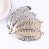Rhinestone Fish Shape Banana Hair Clips Ponytail Holder for Women Girls Banana Clips Crabs Claws Hair Styling Accessories
