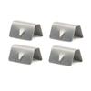 12 Pcs Channel Rain Wind Deflector CLIPS Fit For HEKO SNED G3 Stainless Steel