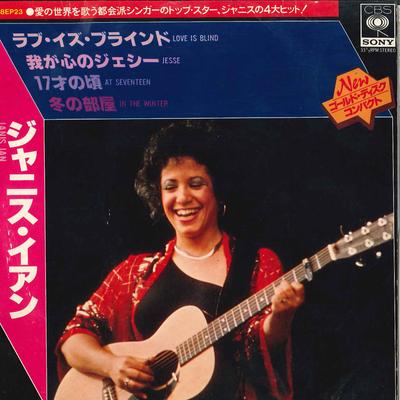7palcová deska JANIS IAN - Love Is Blind / Jesse / At Seventee 08EP23 CBS SONY 1974 Japonsko Pop Použitá