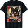 Kawaii Chat Mangeant des Nouilles Ramen Cadeau Anime Filles Adolescentes T-Shirt