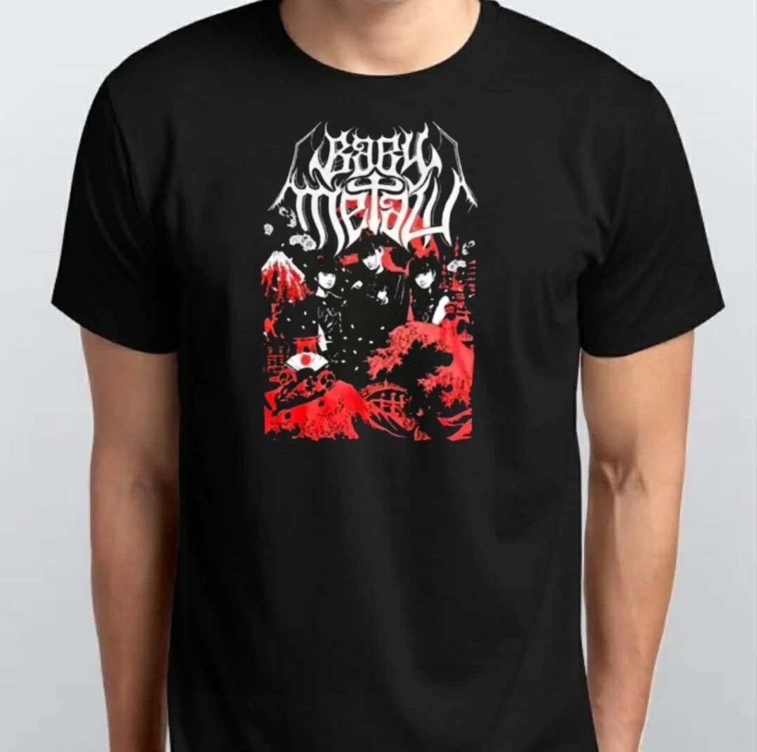 

Baby Metal- Land of The Rising Sun - Band 100% Cotton T-shirt Mens Tees Top S M L XL XXL 3 4 XL Black S
