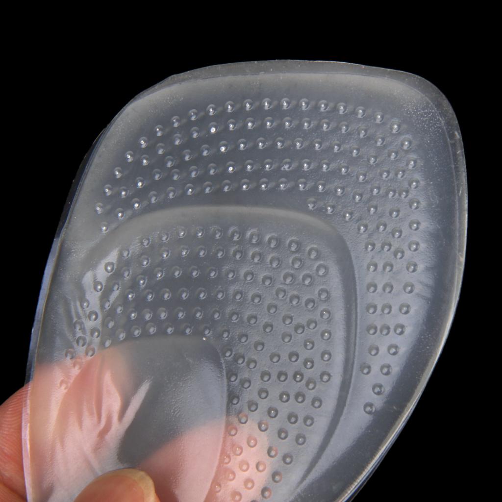 Anti-slide Shoes Pads Invisible Forefoot Insoles for Women
