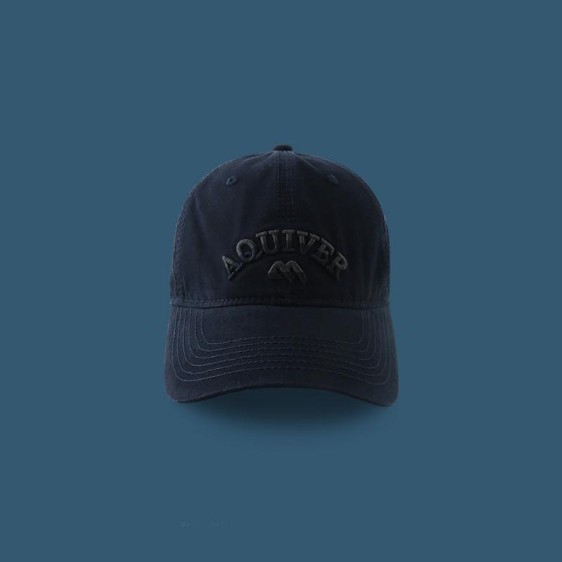 New Retro Embroidered Peaked Cap, Male Summer Couple Shows White Baseball Cap, Female Wide Brim Shows Small Face