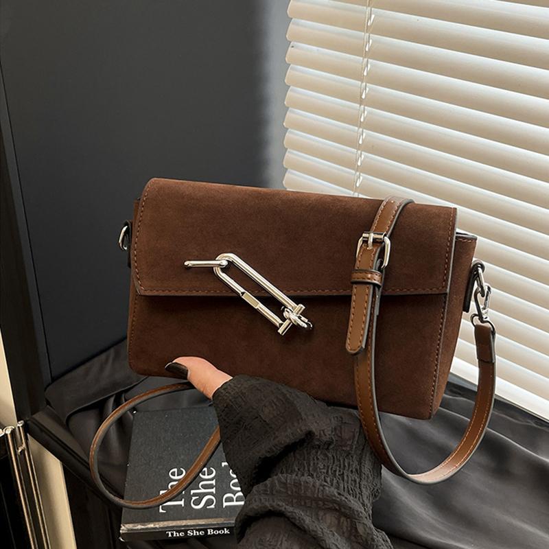 Yogodlns Lässige Umhängetasche für Pendler, Großes Fassungsvermögen, Minimalistische Ledergeldbörse, Damenmode, Kleine Schultertasche