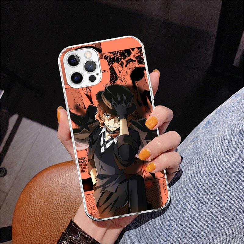 Bungo Stray Dogs Manga Phone Case For iPhone 17 Air 16 Pro Max 16E 15 + 14 Plus 11 12 13 Mini 7 8 SE Gift Print Cover Fundas 17