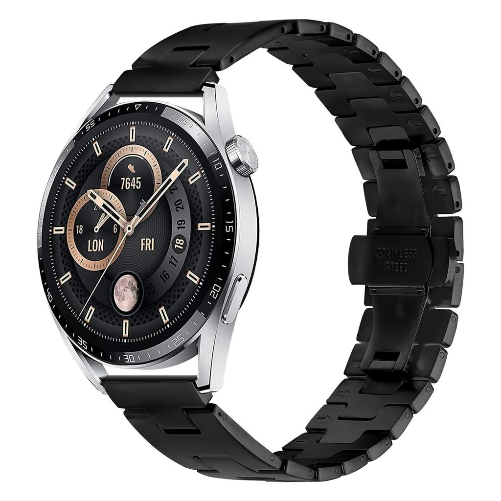 Für Huawei Watch 4/4 Pro Ersatzarmband H-Typ Metall Uhrenarmband
