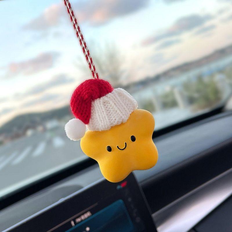 

Creative Star-Shaped Car Perfume and Fragrance Gift Box Set, Fashionable and Trendy Aroma Diffuser Stone Car Hanging Ornament Gift C211 Christmas Star Pendant
