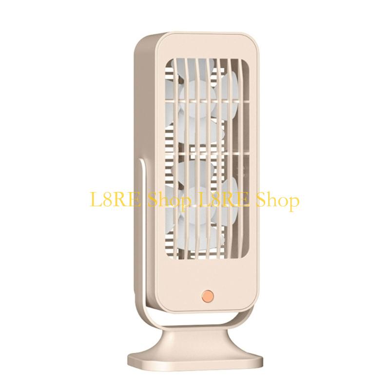 L8RE Tower Fan 1200mAh Battery USB Charging Desk Cooling Fan With 3 Speed Setting