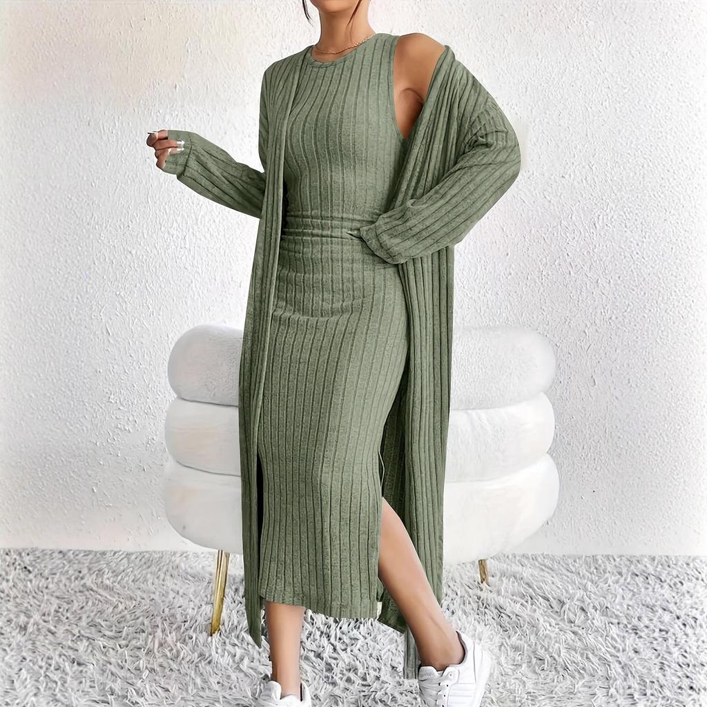 2025 European and American Cross-border Amazon, New Women's Fashion and Elegance, Coat, Dress, Plain Suit