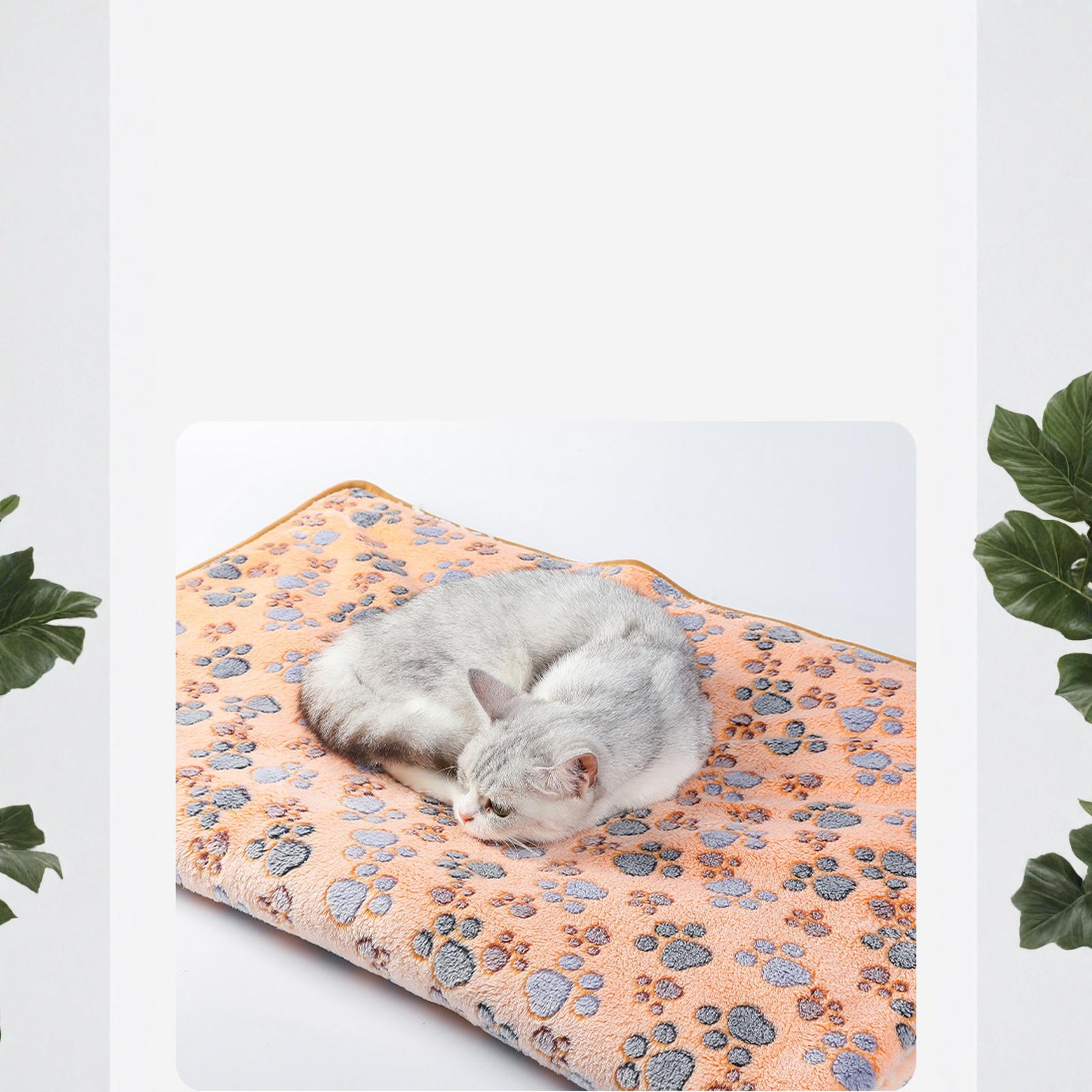 

Pet Blanket Soft Plush Mat for Dogs Cats All Bed one size кофейный