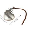 1 Oz Heart Hip Flask Food Grade Stainless Steel Wine Pot Portable Wine Flask Pendant  Gift