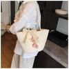 Large Capacity Hand-Woven Tote, Crossbody Bag Women Holiday Bag, Handbag Soft, Ideal Holidays, Beach Commuting