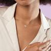 ANDYWEN 925 Sterling Silver Bull Pendant Luxury Zircon Pave long Chain Necklace For Women Party