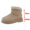 Fluffy Fur Winter Boots for Women Non Slip Plush Snow Boots Thick Bottom Warm Cotton Shoes Woman Platform Ankle Botas Mujer 2025