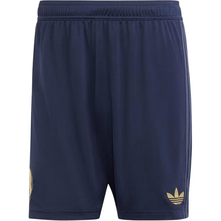 

Adidas Оригинальные шорты футбольные Juventus с принтом логотипа и тремя полосками, мужские, цвет Legendary-Ink-Blue IY5245 XL