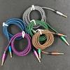 1m Braided 3.5mm AUX Male to Male Stereo Audio Adapter Cable for PC DVD Speaker