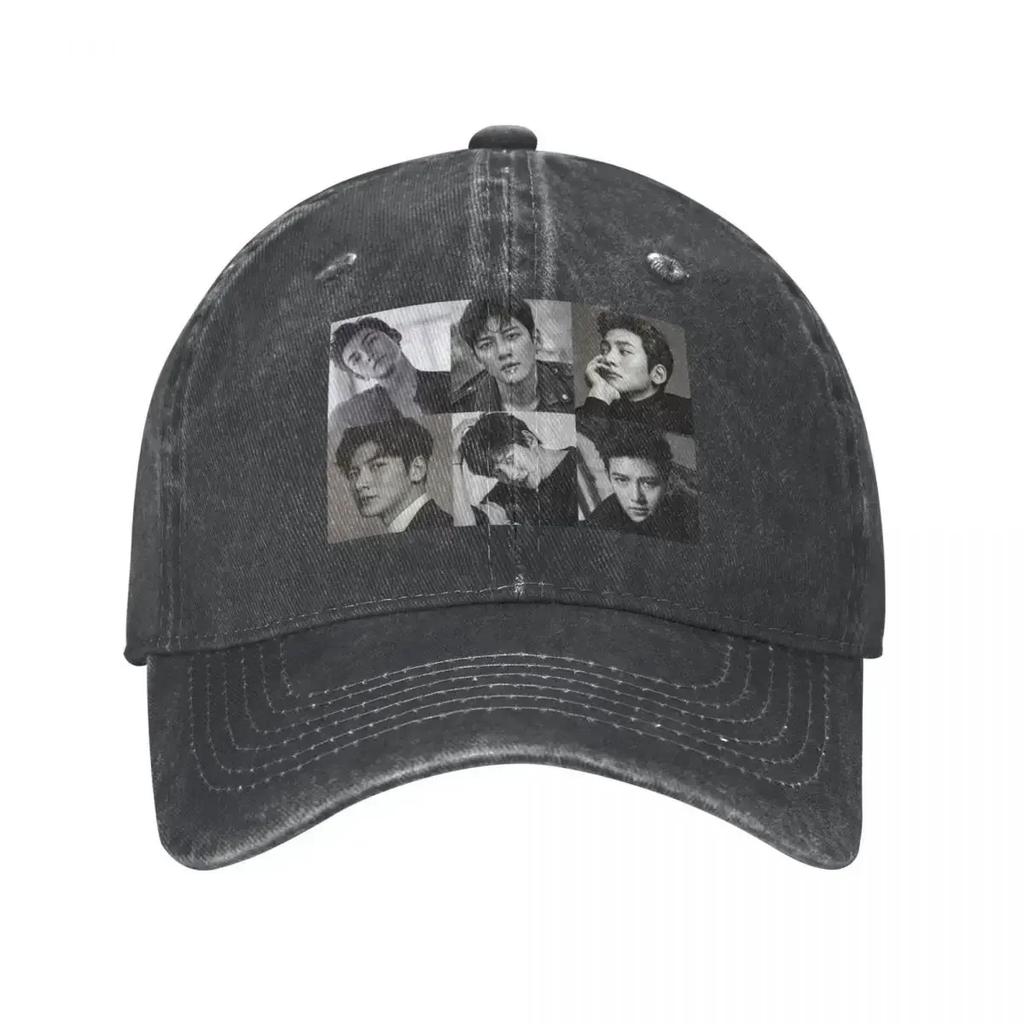 Ji Chang Wook Collage Baseball Cap Rave Golf Hat Cosplay Cap Woman Men'S