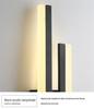 Nordic Luxury LED Bedside Wall Lamp - Minimalist Long Strip Design for Bedroom or Corridor
