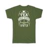 Gift T-Shirt : Drink Tea Be Happy For Book Lover Drinker Reader Reading