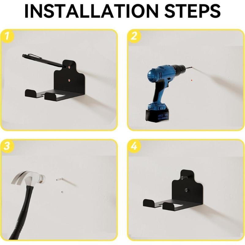 Universelle Stahl-Wandhalterung Geeignet für Schleifmaschinen Polierer Und Handwerkzeuge Für die Organisation von Garage Werkstatt
