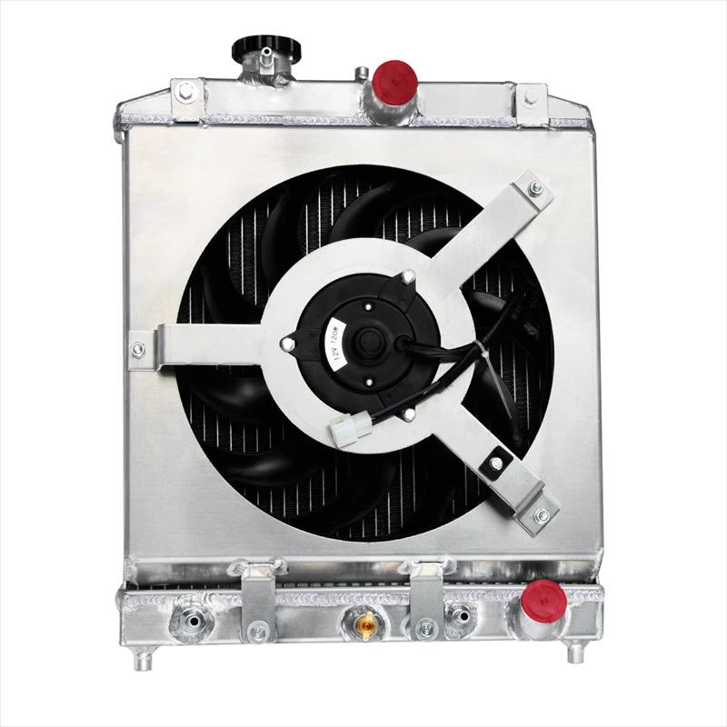 BENOS AUTO PARTS 2 Row Radiator Shroud Fan for HONDA CIVIC EJ EK DEL SOL EG INTEGRA DB 1992-2000