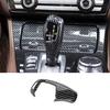 Gear Shift Knob Cover Carbon Fiber Central Console 2011-17 Fit For BMW 5 Series
