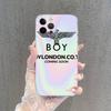 Fashion Brand B-Boy L-London Transparent Soft Phone Case For IPhone 15 12 14 16 17 13 Plus 11 Pro Max 13 Pro