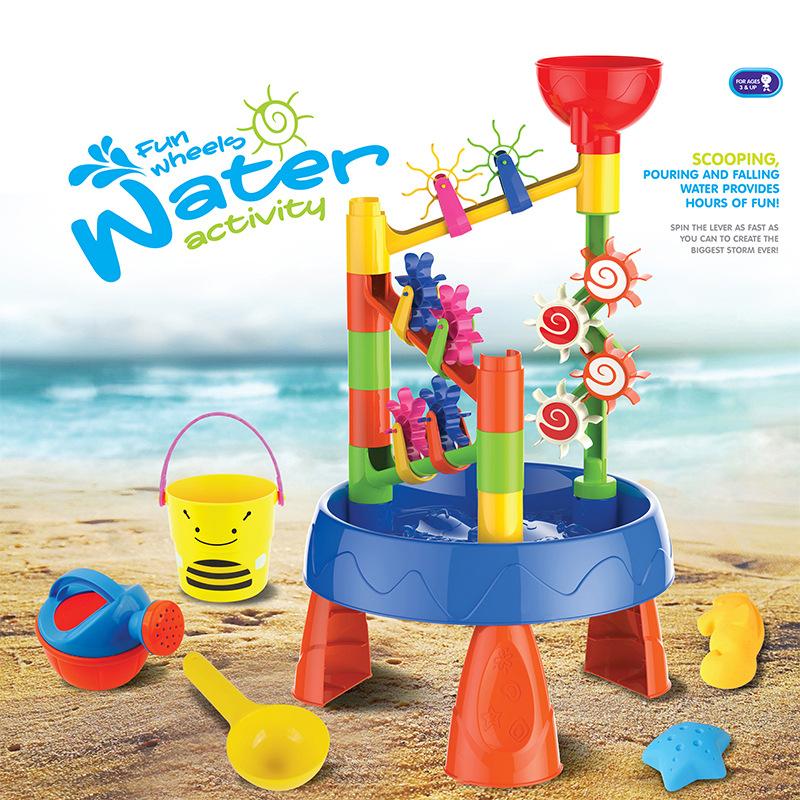 Multi-function Water Sand Table, Kids Water Play Set, Beach Cart Accessories, Outdoor Entertainment
