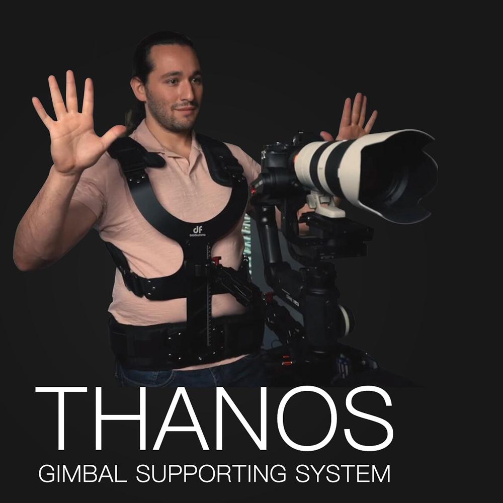DF DIFITALFOTO THANOS Gimbal Stabilizer Supporting System with Dual-Spring Arm + Load Vest