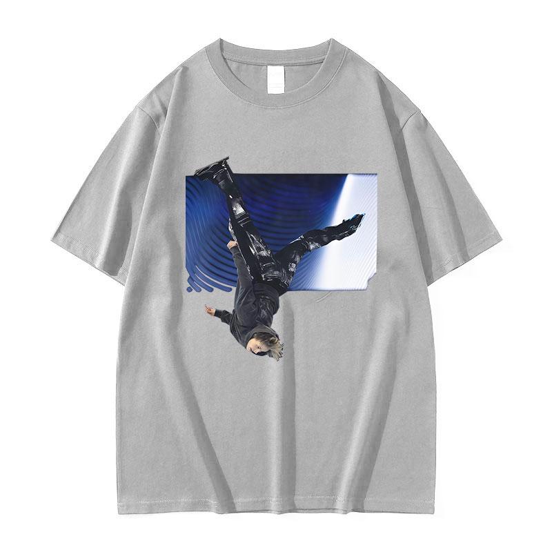 Ilia Malinin Quad Jump Vintage Graphic T Shirt Unisexs Casual Oversized Fashion Cotton Tshirts Y2k Unisex ONeck Clothing Tshirt