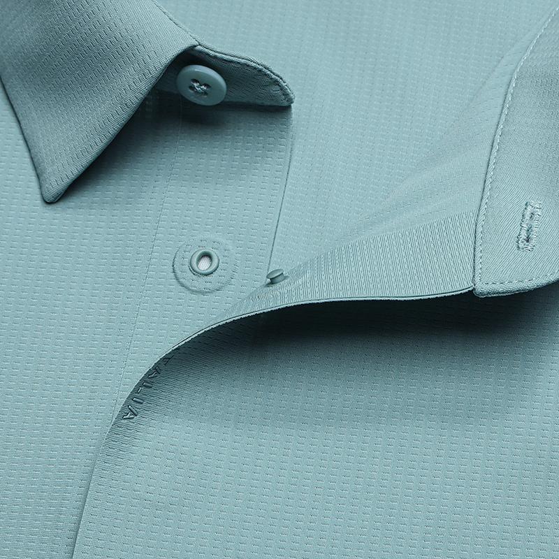 FILA White Contact Cool Fashionable Polo Shirt Men tops Mineral-Blue F61M623107FDB