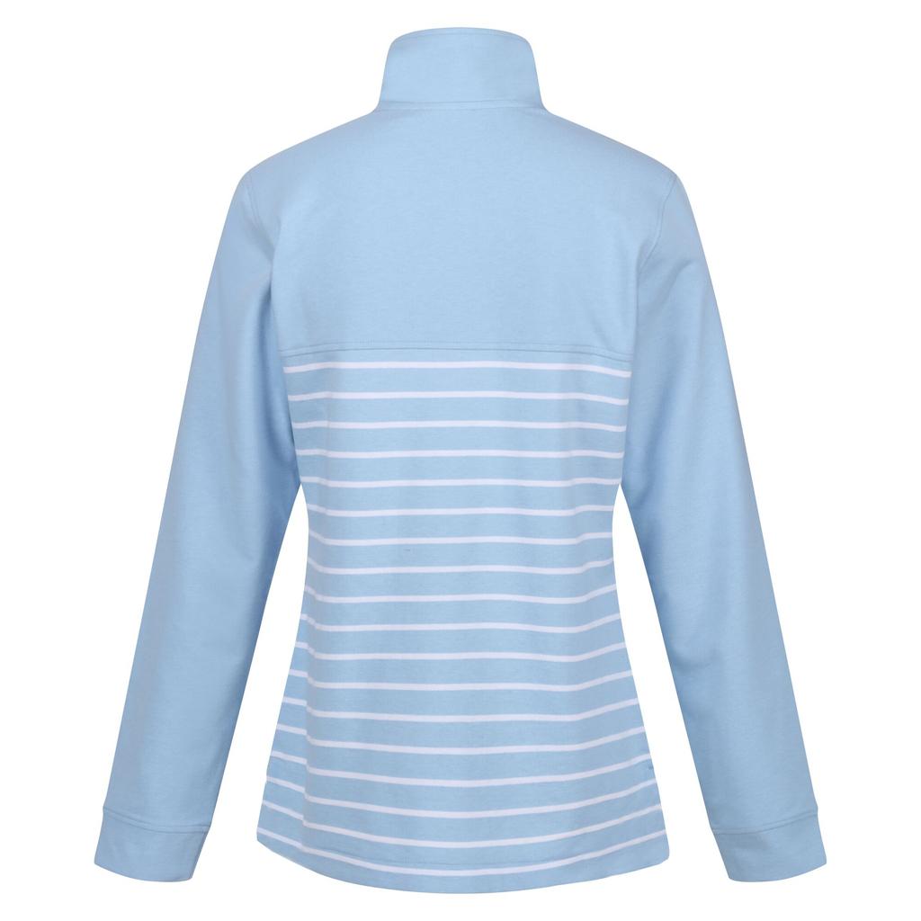 Regatta Womens/Ladies Bayla Striped Button Neck Sweatshirt