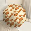 1PC Bone Heart Umbrella-8-Rib Reinforced Portable Folding Travel Suitable for All Seasons Outdoor Daily Use  -J0346