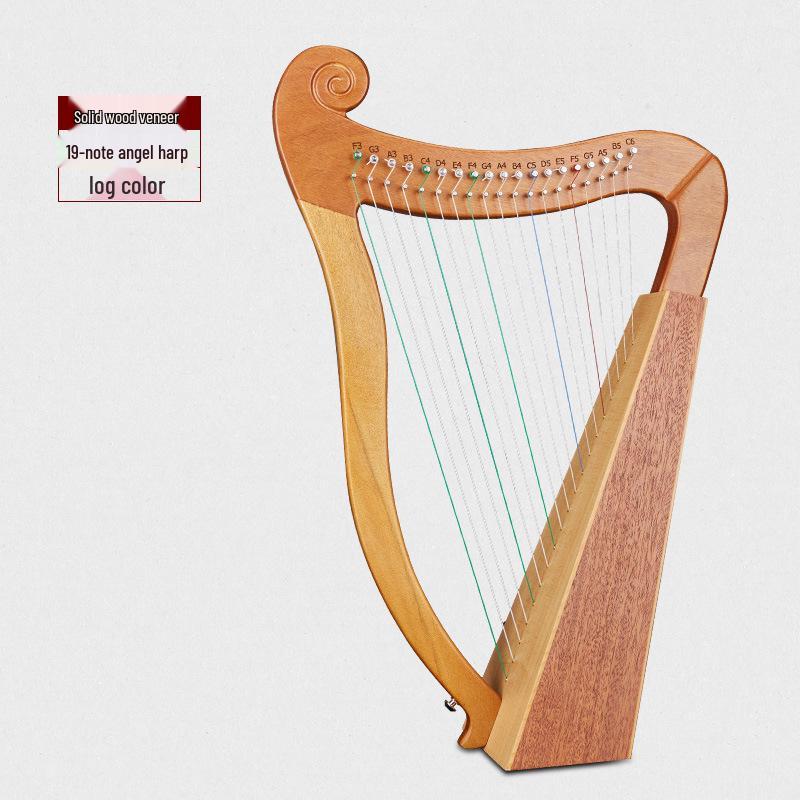 Lyre Harp: 16-Note, 19-String & 7-Note, 10-String Kithara Instrument