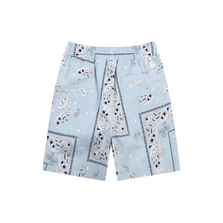 MLB Basic Logo MLB Paisley Casual Shorts Unisex Sky Blue 31SMUP131-14S