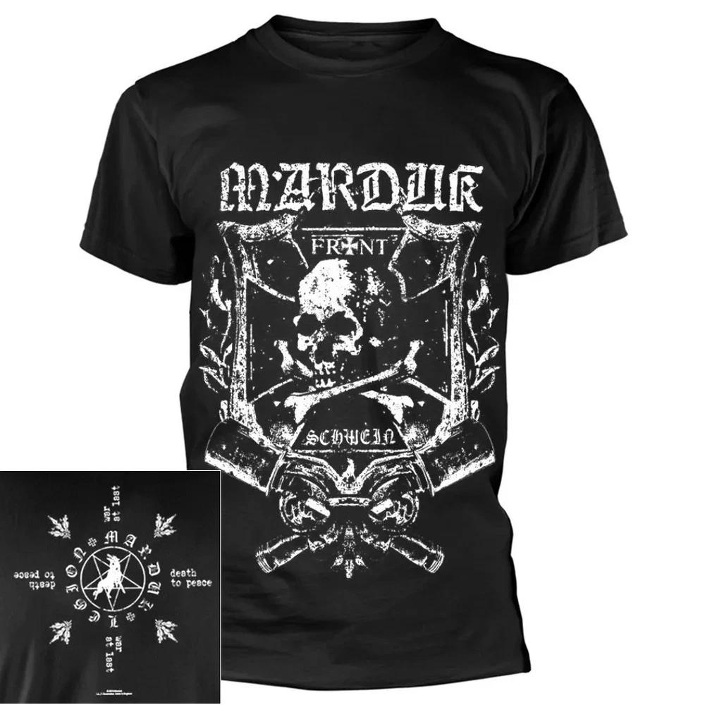 Marduk Frontschwein Shield Shirt Black Metal Tshirt-Shirt S