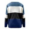 Women's  Autumn And Winter  New Round Neck Color Matching Comfortable Loose Sweater