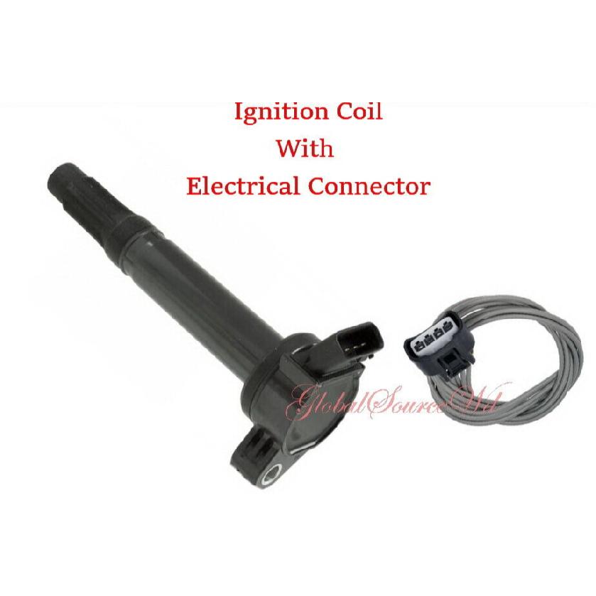 1Kit Ignition Coil W/Connector Fits:OEM#90919-02250 Lexus Toyota V6 V8 2007-2009