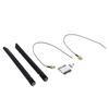 NGFF M.2 WiFi 6E Wireless Card 2.4G 5G Dual Band 1800Mbps   5.2 PC   Adapter with Dual 8DB   Support for   10 11