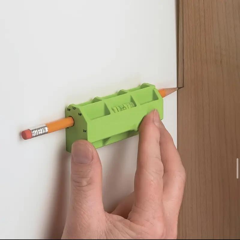 Multifunctional Precision Horizontal Line Scriber Woodworking Tool Pencil Marking Multi-dimensional Woodworking Graffiti Marker Scriber