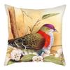 Flower And Birds Polyester Pillow Cover Bird Animal Printed Cushion Cover Throw Pillowcase For Home Sofa Decor 45X45Cm