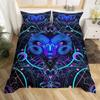 Zwillinge Königin König Bettbezug Sternbild Horoskop Bettdeckenbezug Astrologie Galaxie Bettwäscheset Stern Polyester Steppdeckenbezug