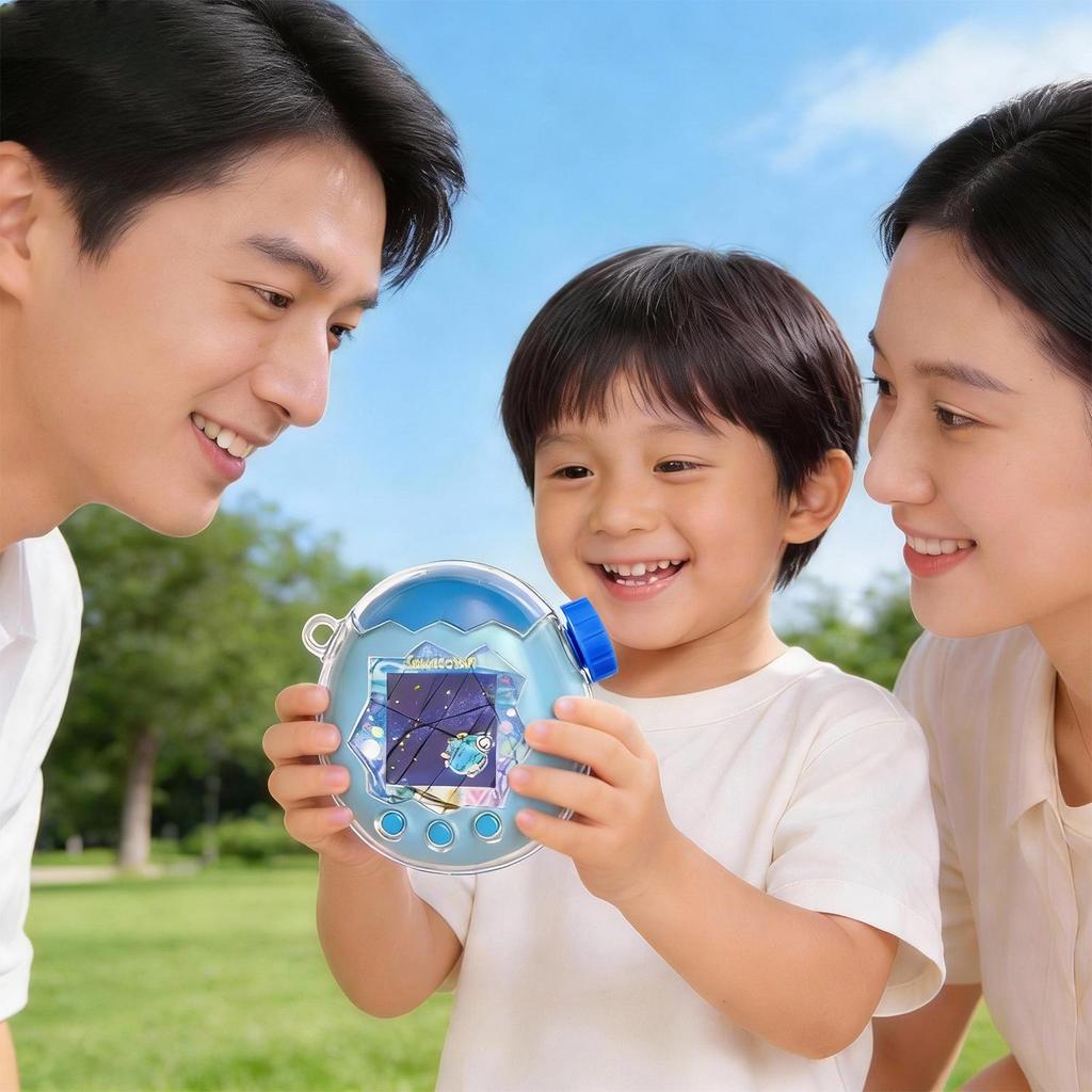 Carcasă Transparentă Anti-Cădere Joc Tamagotchi Happy Park Paradise