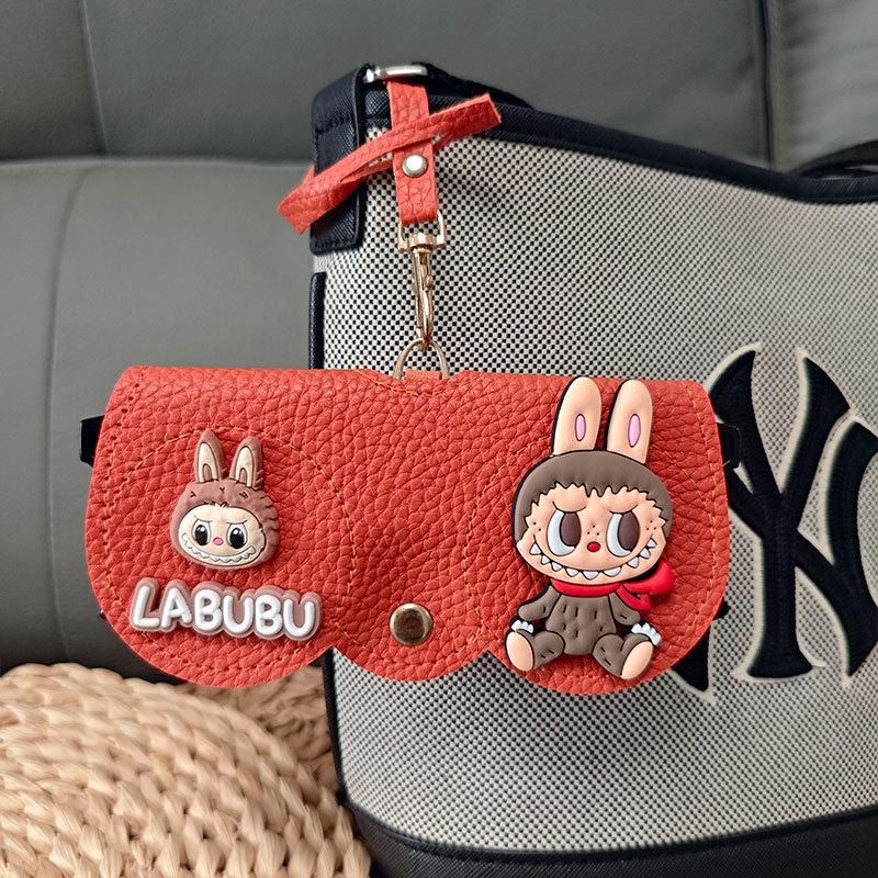 Labubu Portable Unisex Glasses Case - Myopia & Sunglasses Protective Storage Bag