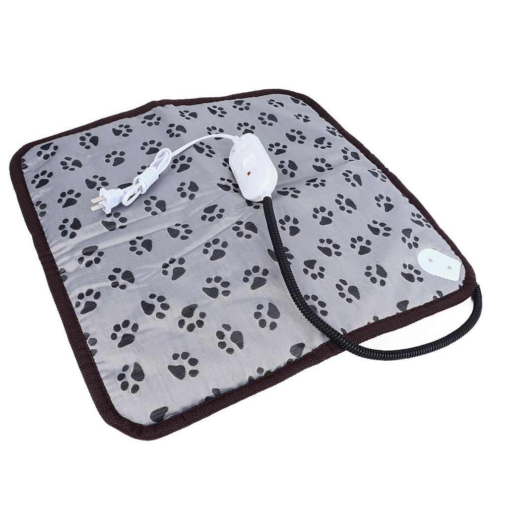 Electric Pet Heating Pad Waterproof Bite Resistant Adjustable Temperature Heated Pad Blanket for
