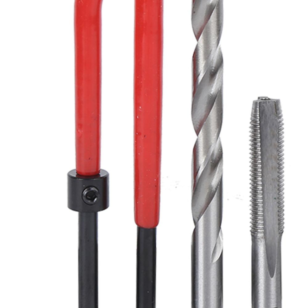 25Pcs M7x1 Threaded Insert Kit Metric Threading Tool  for Auto Parts and Processing Machinery