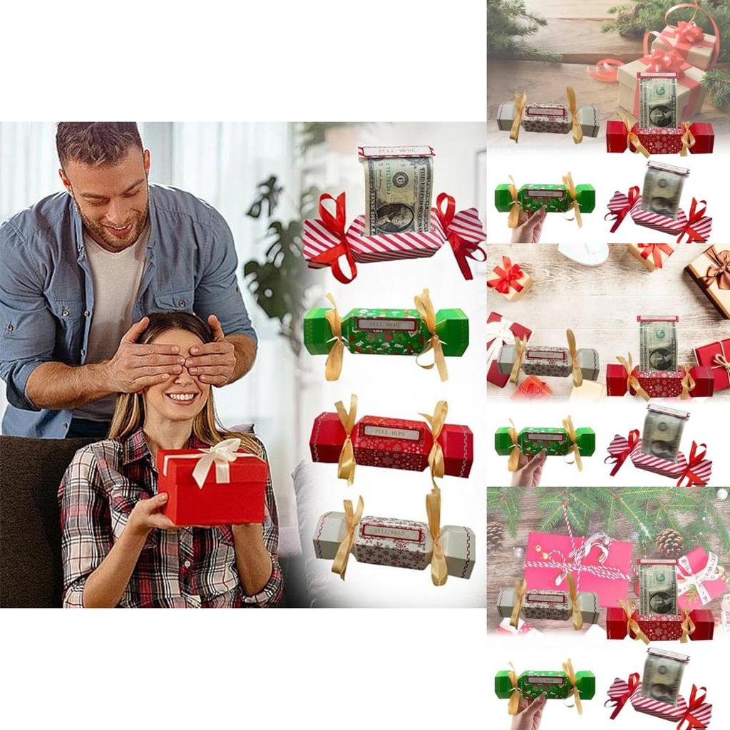 Creative Christmas Surprise Money Bag Gift Box Perfect For Cash And Candy Storage