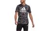 T Shirts Men's Black Crew Neck Moderate Straight Fit GK9951